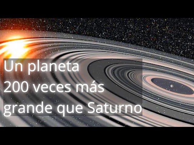 Viajamos a un planeta 200 veces más grande que Saturno