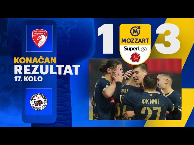 Mozzart Bet Super liga 2024/25 - 17.Kolo: RADNIČKI 1923 – IMT 1:3 (1:2)