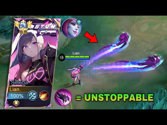 THIS IS WHY SELENA STUN SKIN SKILL ARROW IS SO BROKEN AFTER THE BUFF!! (undodgeable arrow?)