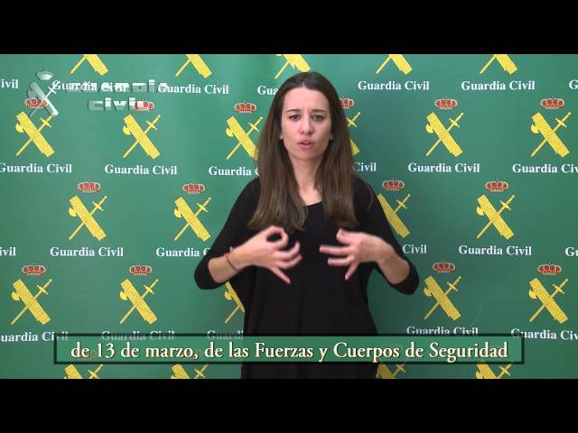 La Guardia Civil en Lengua de Signos