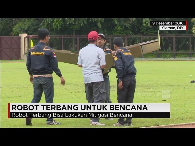 Keren! Robot Terbang Pemantau Bencana Karya Anak Bangsa