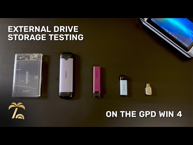 Finding the best external storage drive for games | External Drive Testing on the GPD Win 4