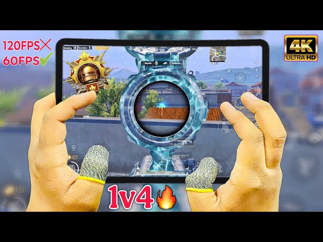 iPad Mini 7 PUBG HANDCAM 🔥 120 FPS ❌ 60 FPS ✅  Pubg Test ❤️‍🔥 Gameplay/ Best  Sensitivity  🔥