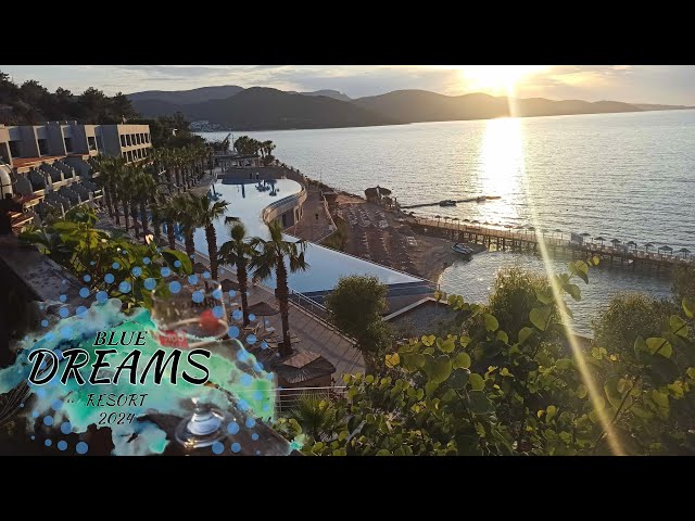 Morning walk around Blue Dreams Resort & Spa in Bodrum.  VR 360°