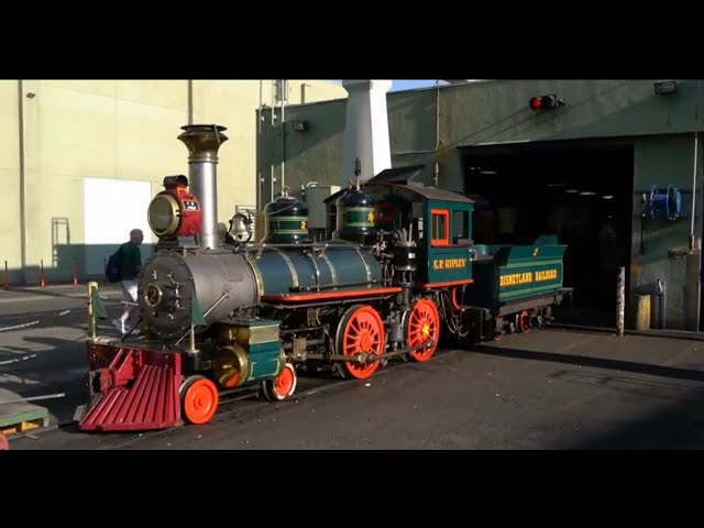 Behind the scenes at the Disneyland Railroad