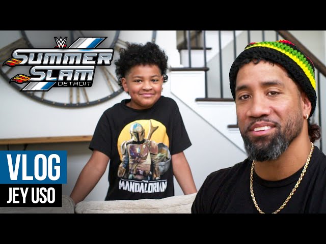 Jey Uso’s son predicts Tribal Combat: WWE SummerSlam 2023 Vlog