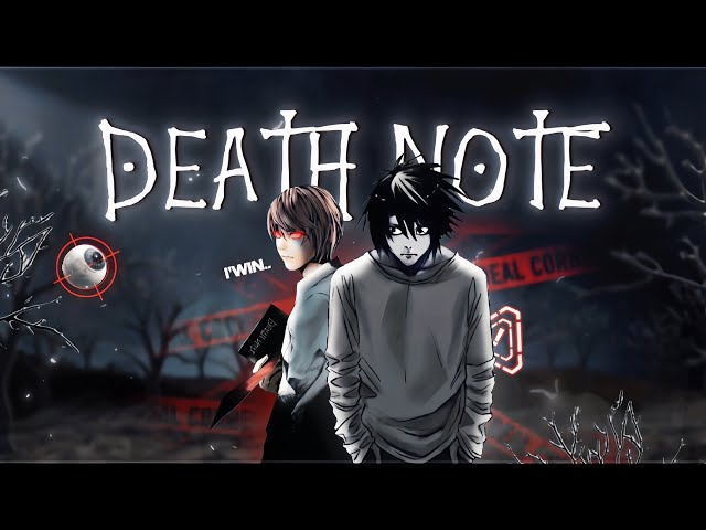 Death Note - Manga Animation Edit! (CapCut)