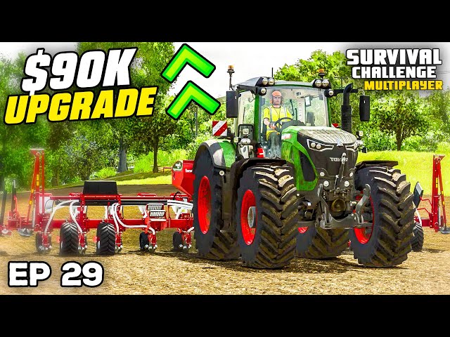 $90K UPGRADE! HOUSE DEMOLITION DENIED | Farming Simulator 25 - Survival Challenge | Episode 29