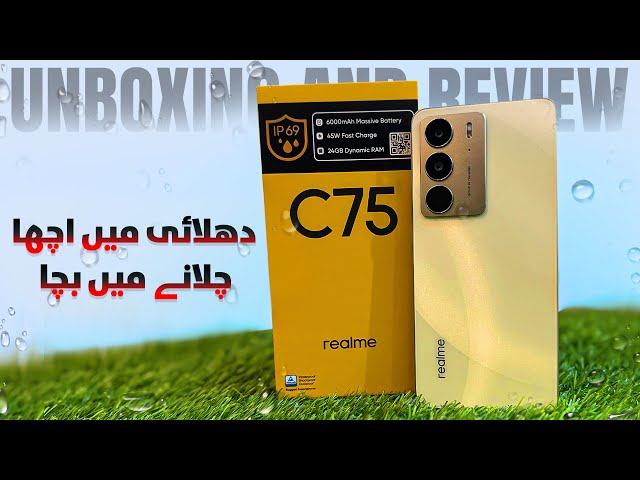 Realme C75 Unboxing & Review Water Test |IP69, 6000mAh, 45W