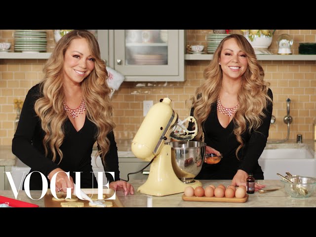 Mariah Carey Bakes Christmas Cookies | Now Serving | Vogue