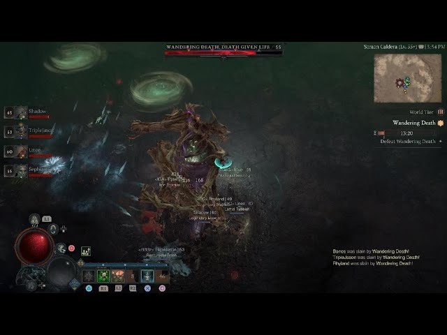 Diablo IV Wandering Death World Boss