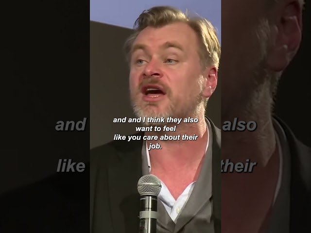 Filmmaking Advice from Christopher Nolan