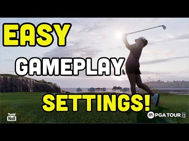 PGA Tour: Road to the Masters - EASY GAMEPLAY SETTINGS GUIDE!