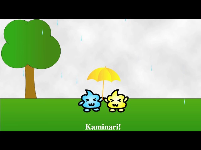 Japanese Vocabulary - Weather in Japanese - Tenki 天気