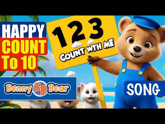 🌈Counting Numbers Kids Fun Learning Preschool song Learning Through Play Easy Maths education fun