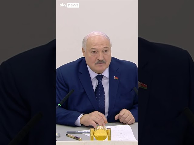 'Your subordinates are ruling you' Lukashenko tells Sky News reporter