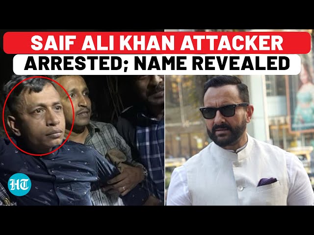 Saif Ali Khan Attacker Caught By Mumbai Police; Prime Accused Admits To Crime, Used To Work At…