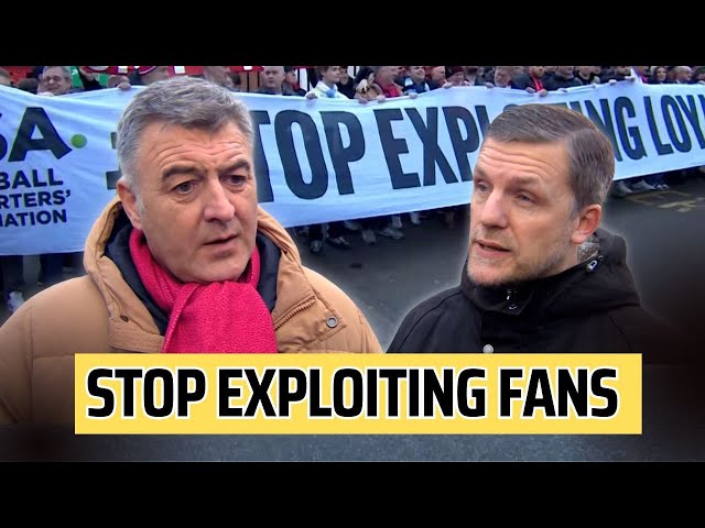 Liverpool & Man City fans unite for Premier League ticket protest at Anfield