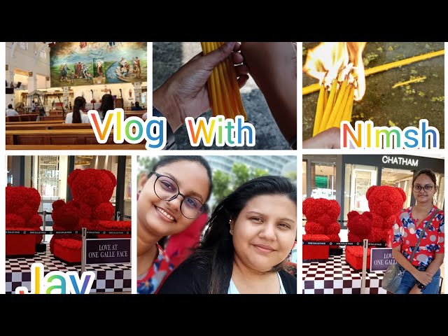 අක්කත් එක්ක day out එකක් ගියා.😍😍🎊🥰🥰 Ice cream rolls ගත්තා 🍨🍨🍨🍨#trend #church vlogwithnimshjay #vlog