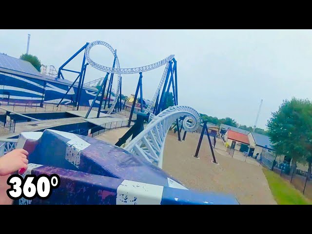 Sik (Flamingo Land) - VR ONRIDE - 360° 10 inversion looping coaster POV