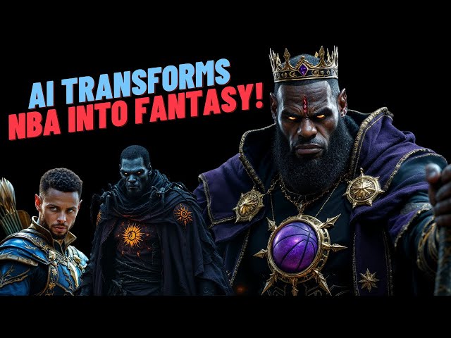 NBA Stars as Fantasy Warriors: An Epic Pollo AI Transformation!