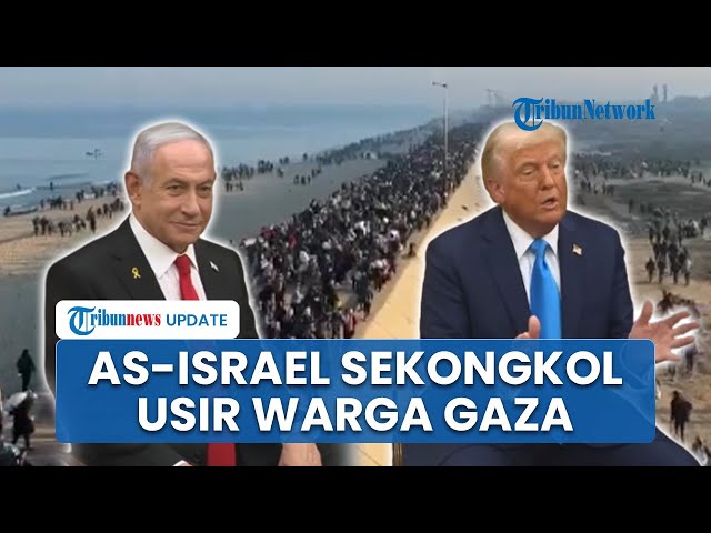 Rangkuman Konflik Israel-Hamas: Licik! Trump-Netanyahu Sekongkol Usir Warga Palestina dari Gaza