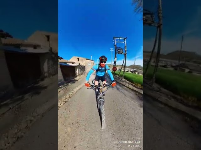 Rock and Mountain bike #insta360 #shorts