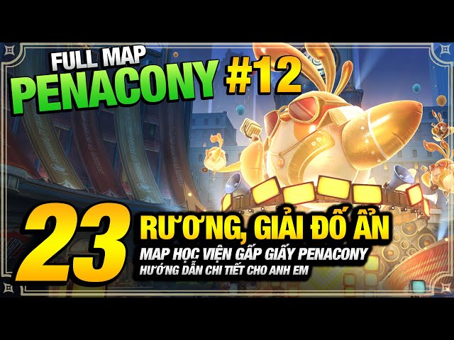 Tất Cả 23 Rương, Giải Đố, Khiêu Chiến Ẩn Tại Học Viện Gấp Giấy Penacony | Full Rương Penacony 2.6