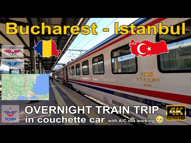 Train trip from 🇷🇴 Bucharest 🇷🇴 to 🇹🇷 Istanbul 🇹🇷 in a couchette car on a very hot June day.