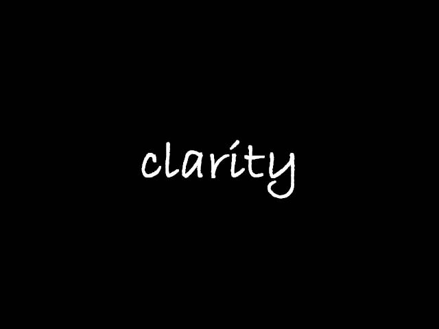 [LYRICS]: Zedd - Clarity (ft. Foxes)