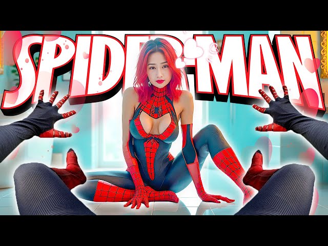 SPIDER-MAN CAN'T GET RID OF COMPLETELY CRAZY GIRL IN LOVE ❤️❤️(Romantic Spider-Man in Real Life)