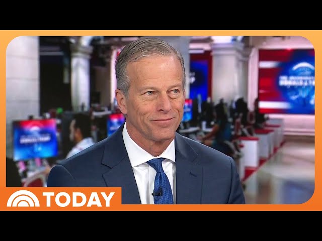 Sen. John Thune reacts to Biden pardons, enacting Trump agenda