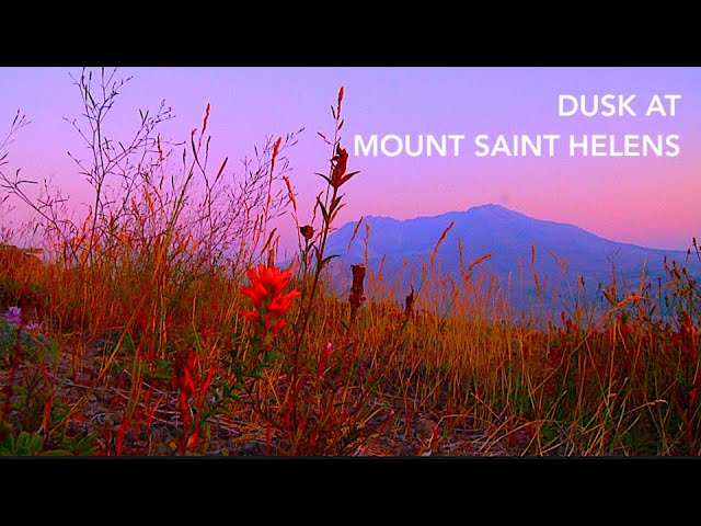 Dusk at Mount Saint Helens, 2015