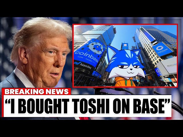 URGENT: TRUMP GETS READY TO SEND $TOSHI & CRYPTO PARABOLIC TOMORROW