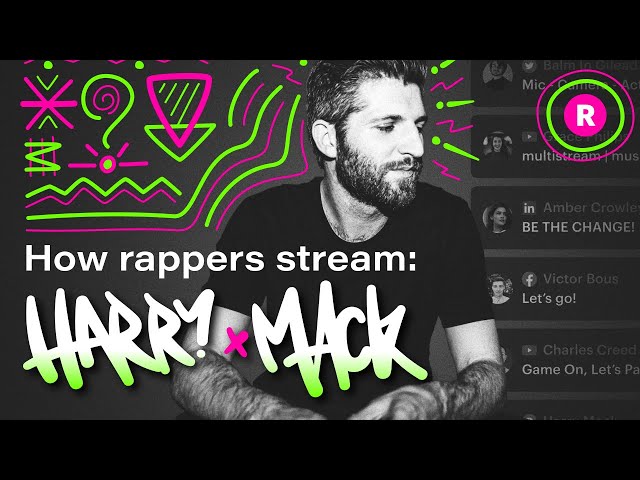 How @HarryMack Live Streams Rap!