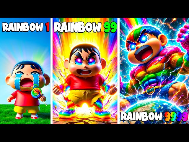 Upgrading to RAINBOW SHINCHAN in GTA 5!