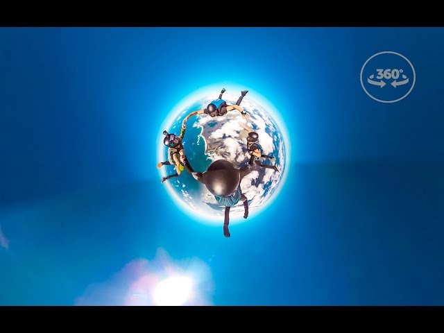 Skydiving in 360 VR! 4K