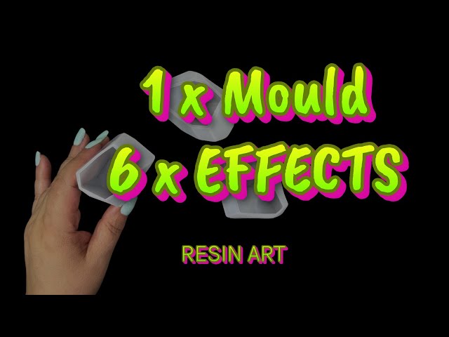 Unlock the MAGIC: ONE Mould, SIX Dazzling Resin Art Effects!