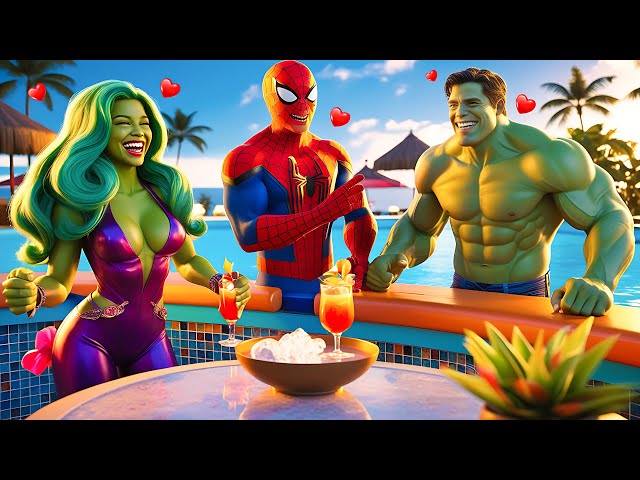 Spider Man x Hulk Real And Fake In Granny House | Funny Horror Animation