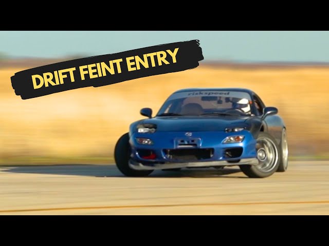 Trying Drift Feint/Flick Entry in the Mazda FD3S RX-7