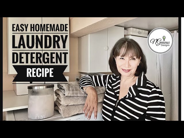 Easy Homemade Laundry Detergent Recipe