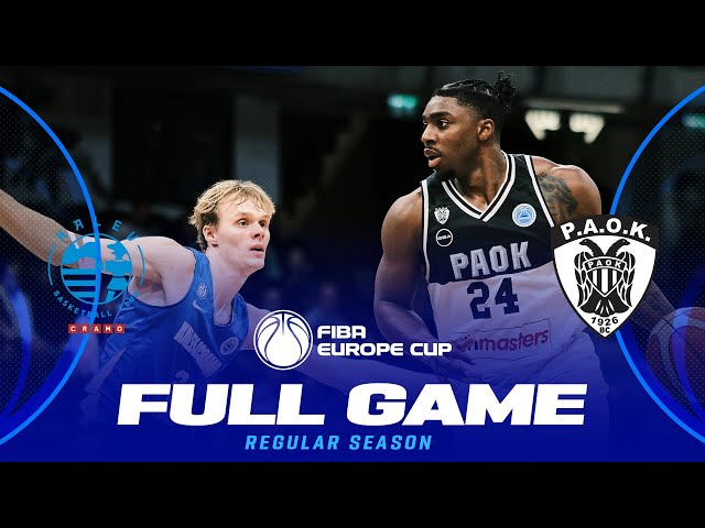 BC Kalev/Cramo v PAOK mateco | Full Basketball Game | FIBA Europe Cup 2024-25