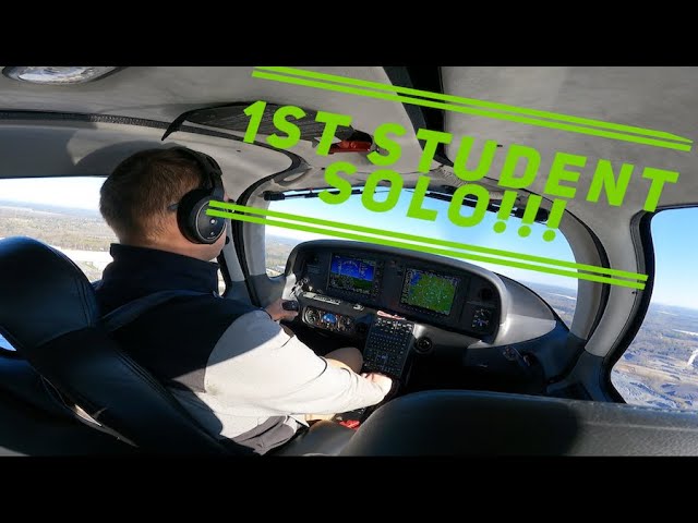 1st Student Pilot Solo Cirrus SR20