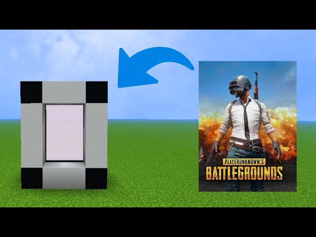 How to Make a Portal to the PUBG MOBILE Dimension in Minecraft PE