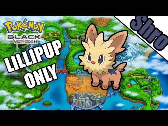 Can You Beat Pokemon Black With Only a Lillipup? - Pokemon Challenge!