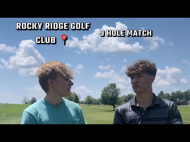 9 hole golf match at Rocky ridge golf club