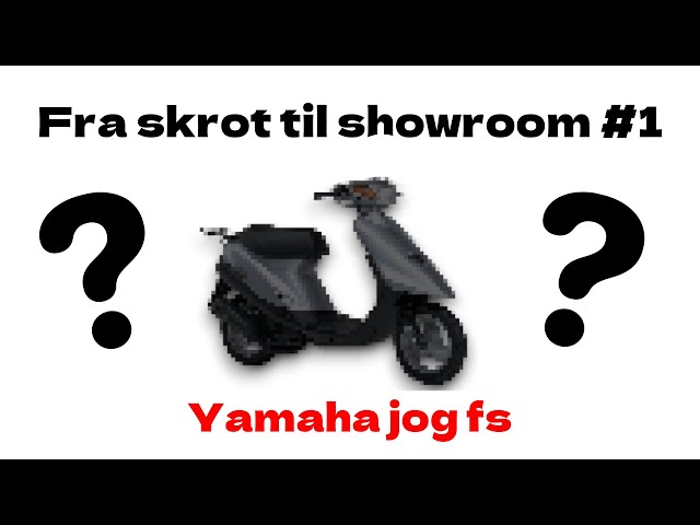 Vi har købt en Yamaha Jog! - Fra skrot til showroom #1