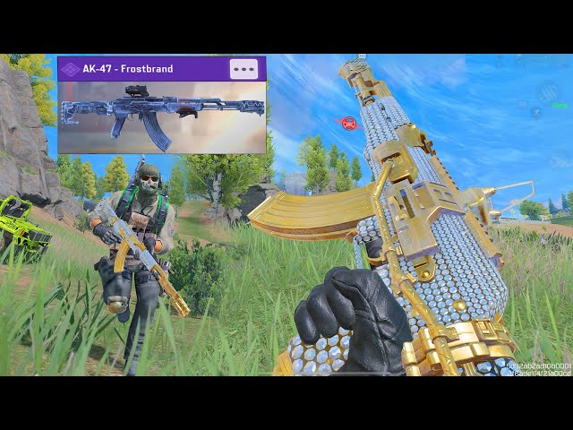 La AK 47 FROSTBRAND GRATIS ES UN MONSTRUO CON ESTA CLASE | REVIENTA MUCHO | COD MOBILE