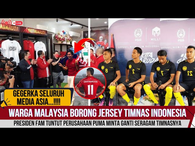 HEBOOH! WARGA MALAYSIA RELA DATANG KE INDONESIA UNTUK DAPATKAN JERSEY BARU TIMNAS GARUDA...!!!