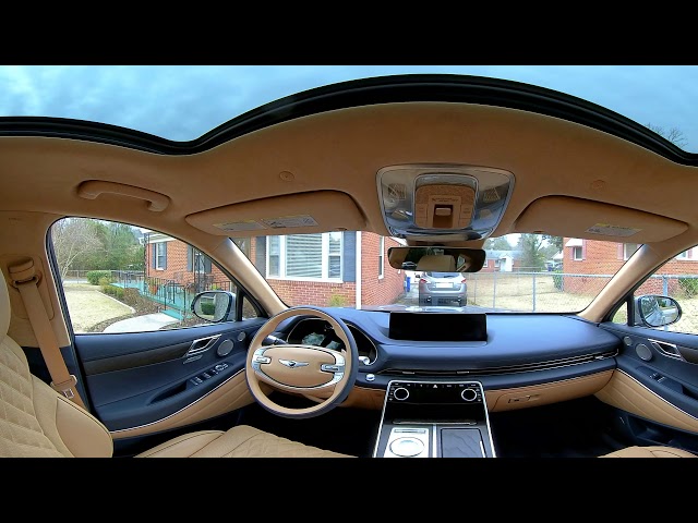 2021 Genesis GV80 3.5T AWD Prestige SUV Interior 360 Video